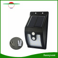 10 LED de luz solar al aire libre con sensor de movimiento Lámparas solares 300 lúmenes de resistente al agua para lámpara de seguridad de jardín